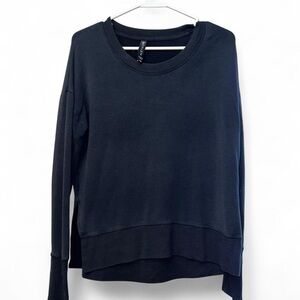 Athleta Black Hem Sweatshirt